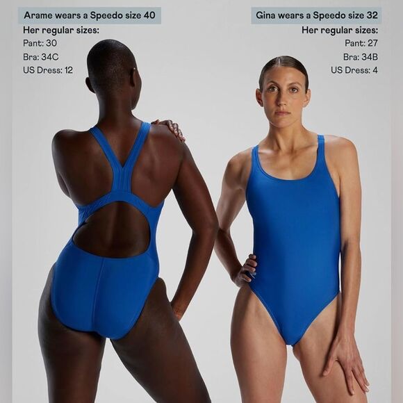 Speedo Women's Swimsuit One Piece ProLT Super Pro Solid Black Adult 12/38 NWT - Picture 8 of 10